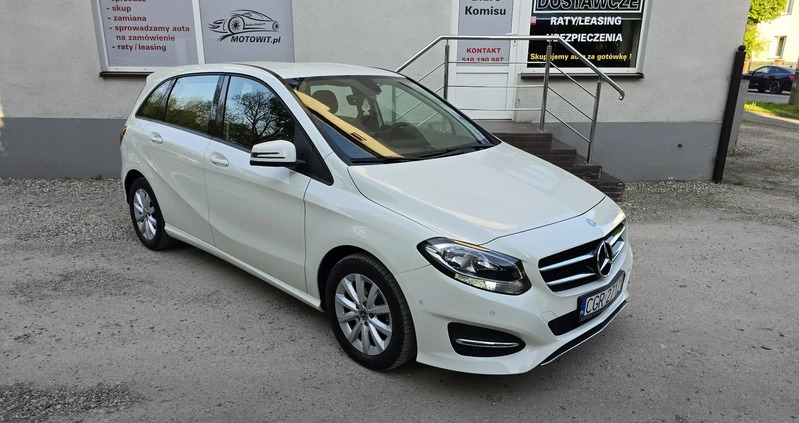 Mercedes-Benz Klasa B cena 69990 przebieg: 49730, rok produkcji 2018 z Sędziszów małe 191